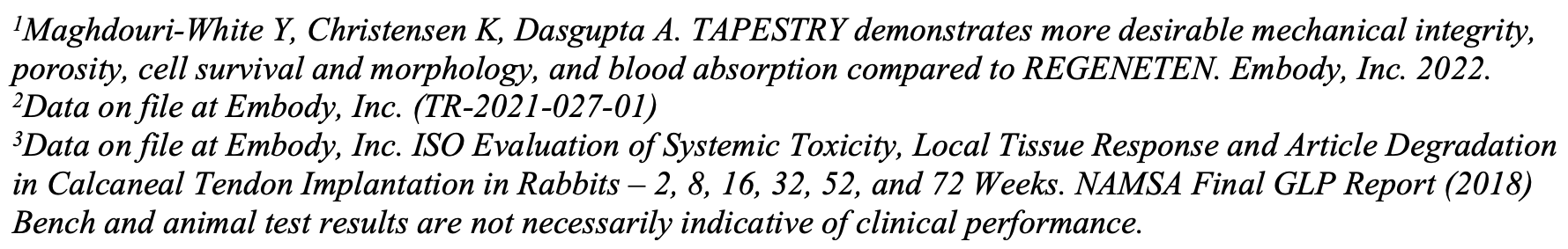 TAPESTRY References v5 - Embody